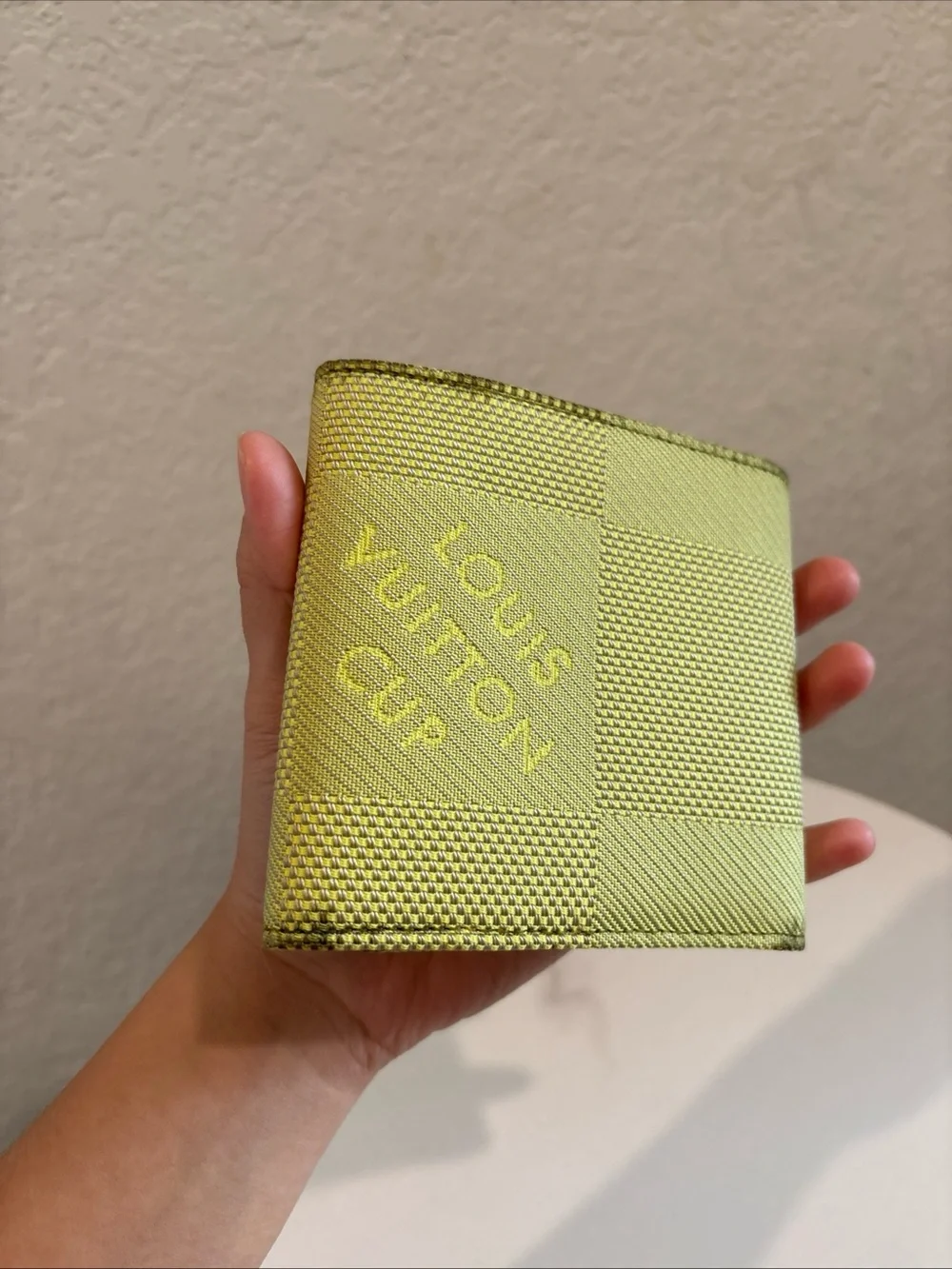 Louis Vuitton Cup Damier Geant Canvas Wallet